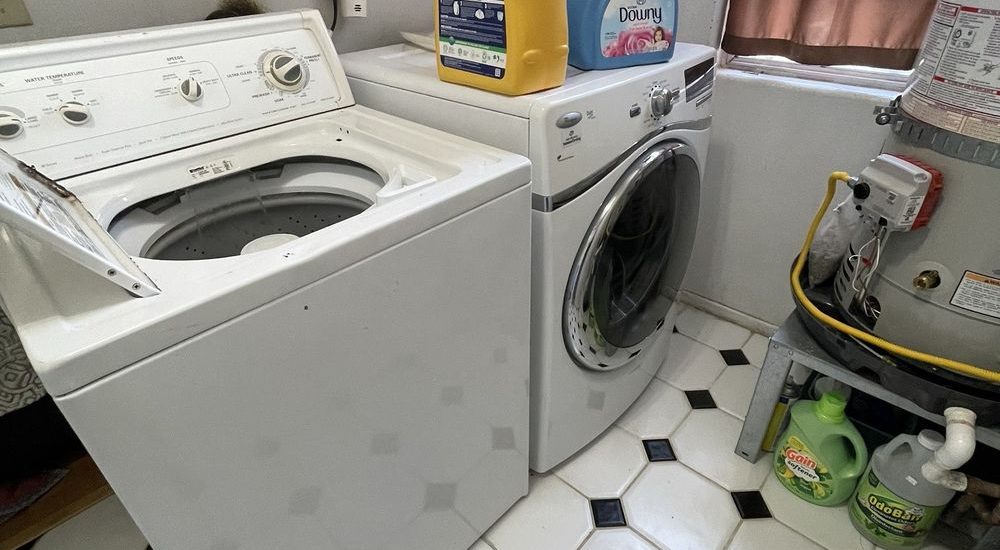 washer and dryer