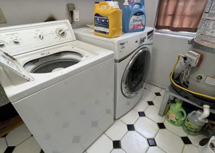 washer and dryer