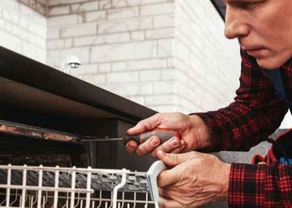 why does dishwasher smell