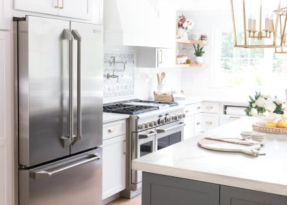 stainless steel kitchen appliances