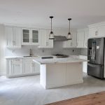 modern white kitchens with white appliances