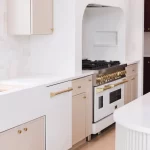 Kitchen with White Appliances