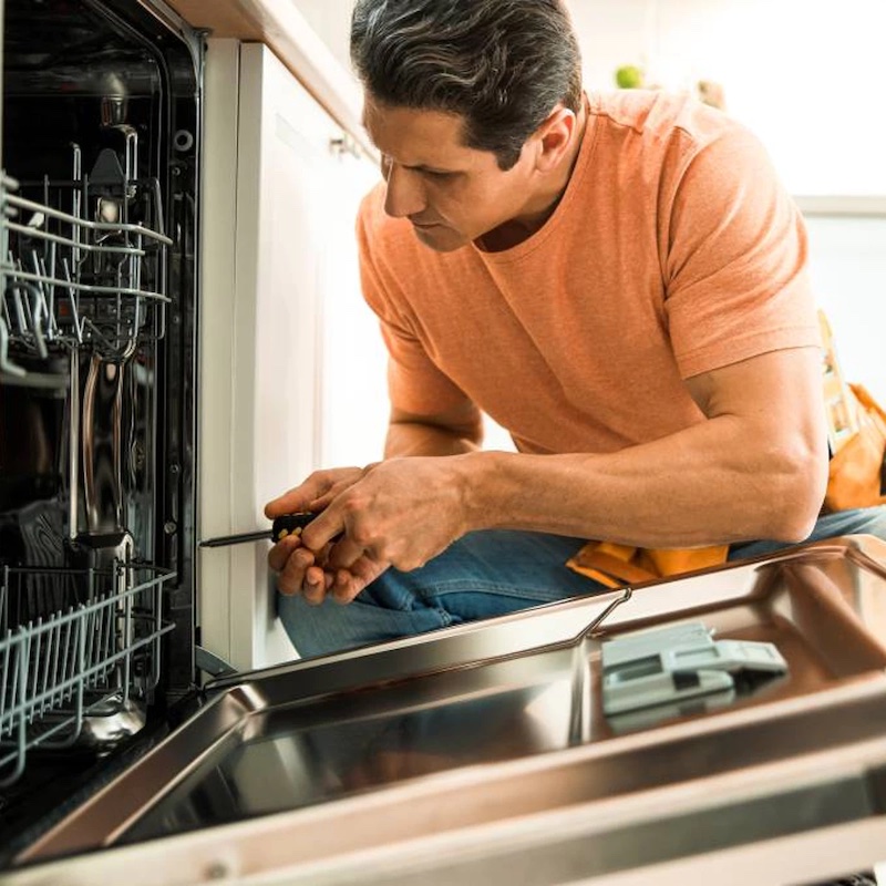 how to remove smell from dishwasher?