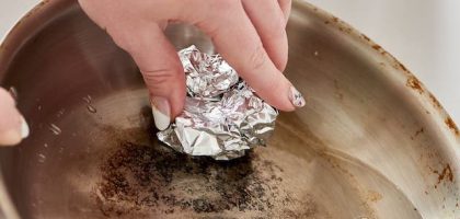 why put aluminum foil in dishwasher