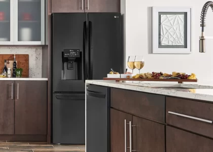 matte black kitchen appliances