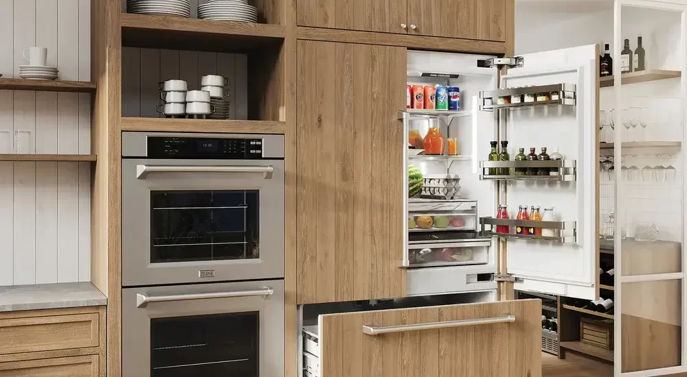 built-in kitchen appliances