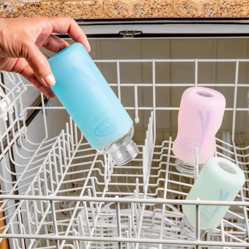 how to wash baby bottles in dishwasher?